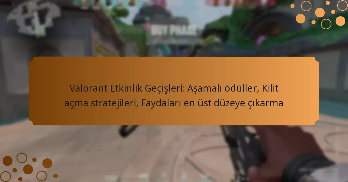 Valorant Etkinlik Geçişleri: Aşamalı ödüller, Kilit açma stratejileri, Faydaları en üst düzeye çıkarma