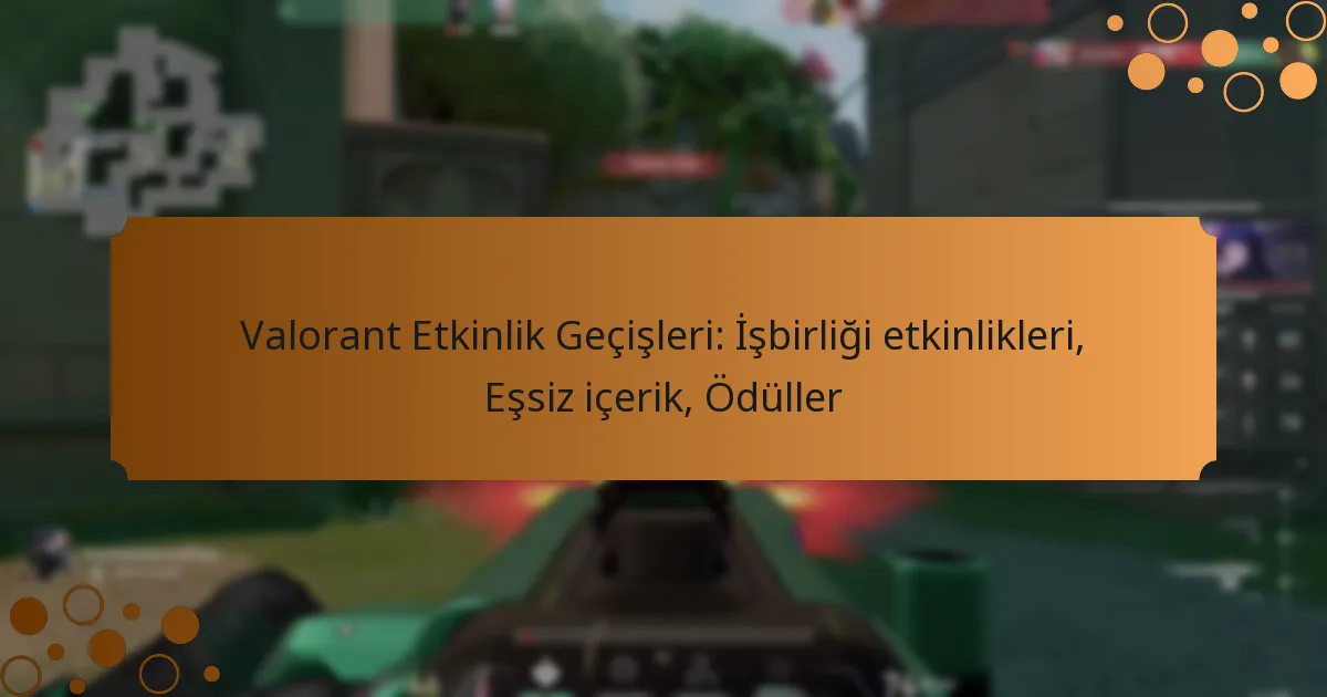 Valorant Etkinlik Geçişleri: İşbirliği etkinlikleri, Eşsiz içerik, Ödüller