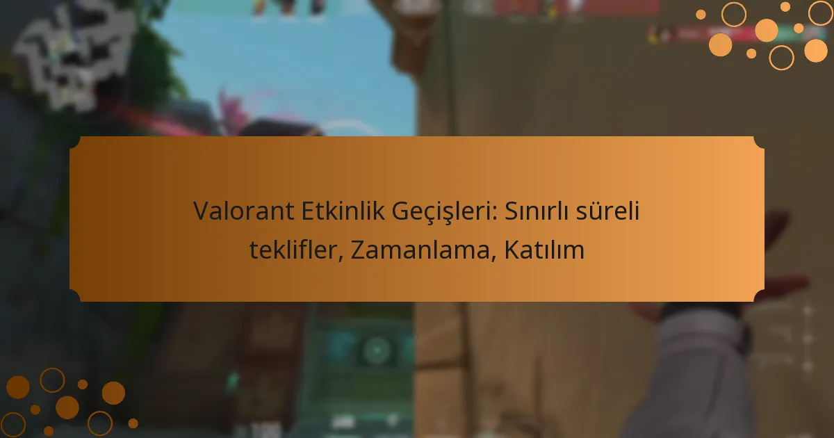 Valorant Etkinlik Geçişleri: Sınırlı süreli teklifler, Zamanlama, Katılım