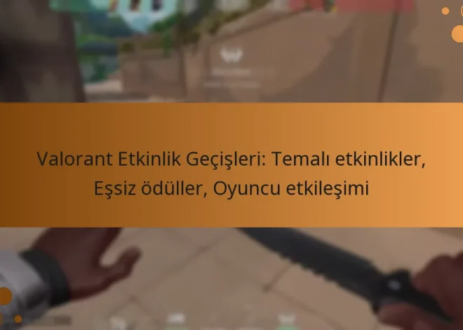 Valorant Etkinlik Geçişleri: Temalı etkinlikler, Eşsiz ödüller, Oyuncu etkileşimi
