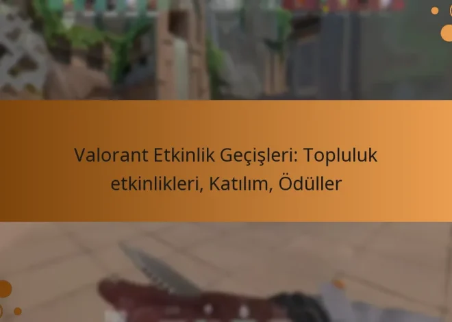 Valorant Etkinlik Geçişleri: Topluluk etkinlikleri, Katılım, Ödüller