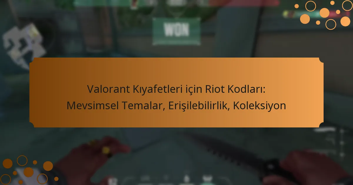 Valorant Kıyafetleri için Riot Kodları: Mevsimsel Temalar, Erişilebilirlik, Koleksiyon