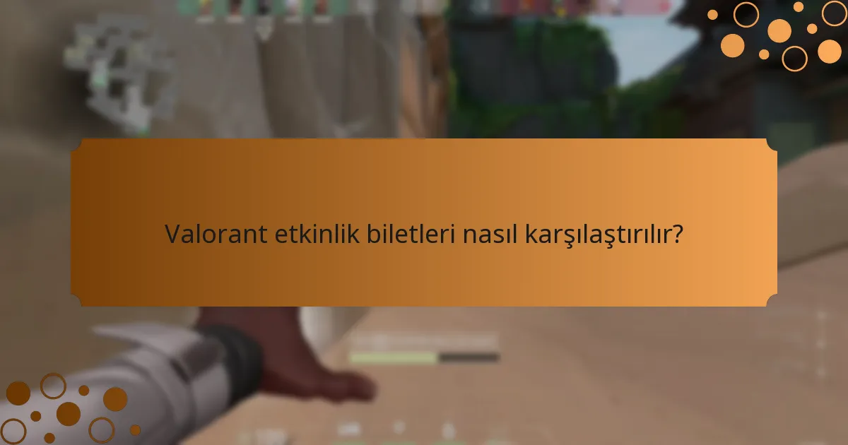 Oyuncuların etkinlik biletleriyle ilgili hangi seçenekleri var?